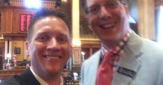 Me and Rep Lundby
